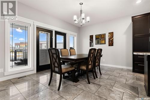 22 Aspen Village Drive, Emerald Park, SK - Indoor Photo Showing Dining Room