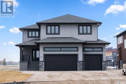 22 Aspen Village Drive, Emerald Park, SK - Outdoor With Facade