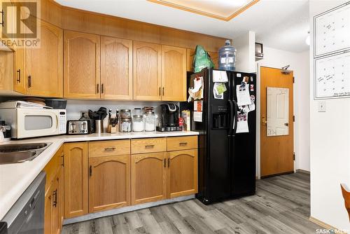 105 2275 Mcintyre Street, Regina, SK - Indoor Photo Showing Kitchen With Double Sink