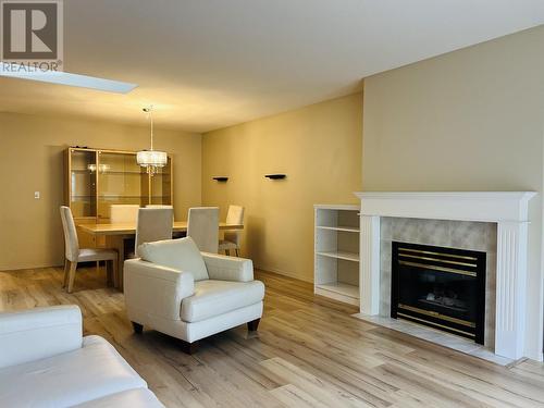 31 500 Wotzke Drive, Williams Lake, BC - Indoor Photo Showing Living Room With Fireplace