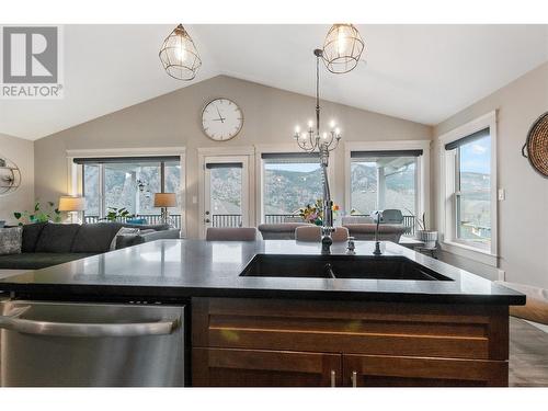 4400 Mclean Creek Road Unit# 201, Penticton, BC - Indoor Photo Showing Kitchen With Double Sink