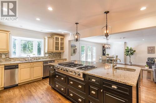 13 Summit Ave, Sault Ste. Marie, ON - Indoor Photo Showing Kitchen With Upgraded Kitchen