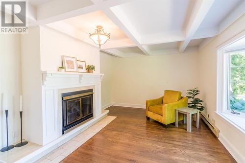 13 Summit Ave, Sault Ste. Marie, ON - Indoor Photo Showing Living Room With Fireplace