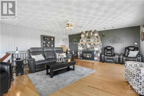 834 Storyland Road, Horton, ON - Indoor Photo Showing Living Room With Fireplace