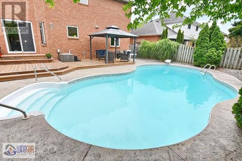 164 Martin, Lakeshore, ON - Outdoor With In Ground Pool With Deck Patio Veranda With Backyard With Exterior