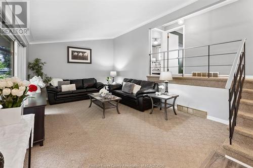 1009 Dot Avenue, Windsor, ON - Indoor Photo Showing Living Room