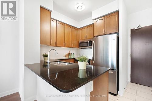 2404 - 205 Sherway Gardens Road, Toronto, ON - Indoor Photo Showing Kitchen With Stainless Steel Kitchen With Double Sink