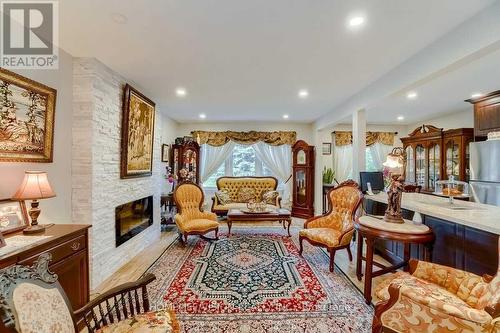 44 Armitage Drive, Toronto, ON - Indoor Photo Showing Living Room With Fireplace