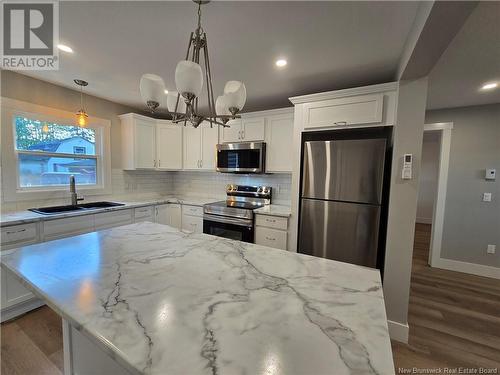 232 Bridge Road, Miramichi, NB - Indoor Photo Showing Kitchen With Double Sink