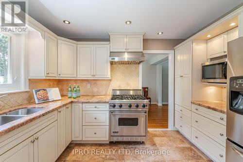14 Haslemere Avenue, Brampton, ON - Indoor Photo Showing Kitchen With Stainless Steel Kitchen With Double Sink With Upgraded Kitchen