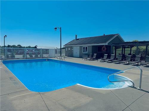 Salt Water Pool - 106 Portrush Court, Freelton, ON - Outdoor With In Ground Pool