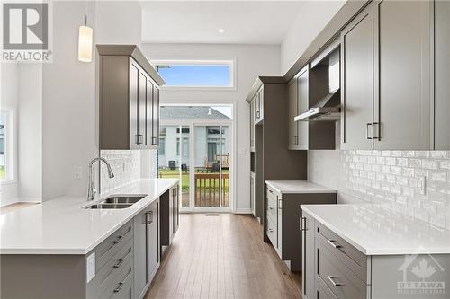 238 Kinderwood Way, Kemptville, ON - Indoor Photo Showing Kitchen With Double Sink With Upgraded Kitchen