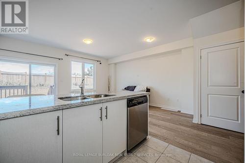 91 Pinot Crescent, Hamilton, ON - Indoor Photo Showing Kitchen With Double Sink