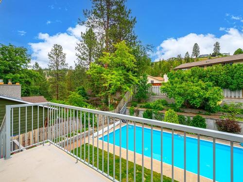 121 Waddington Drive, Kamloops, BC - Outdoor With In Ground Pool With Backyard