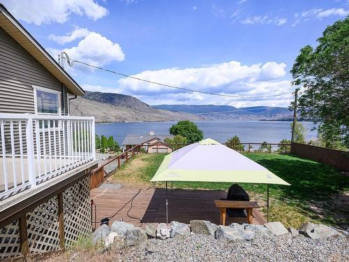 6220 Savona Access Rd, Kamloops, BC - Outdoor With Body Of Water With Deck Patio Veranda