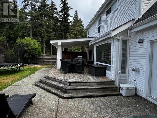 3433 Theodosia Ave, Powell River, BC - Outdoor With Deck Patio Veranda With Exterior