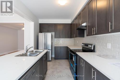 119 Cole Terrace, Woodstock, ON - Indoor Photo Showing Kitchen With Double Sink With Upgraded Kitchen