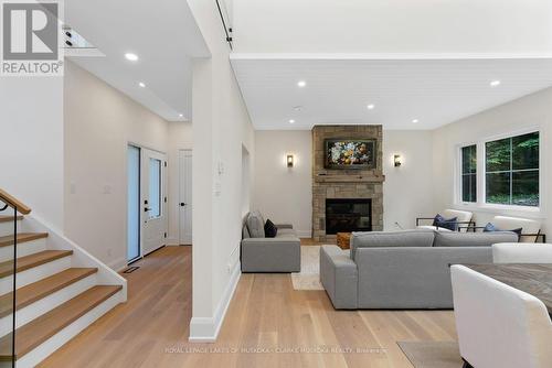 19 Todholm Drive, Muskoka Lakes, ON - Indoor Photo Showing Living Room With Fireplace