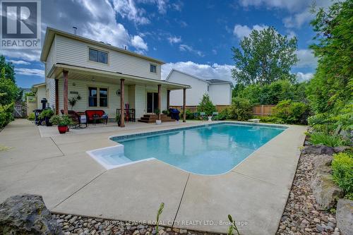 121 Parkside Drive W, Centre Wellington (Fergus), ON - Outdoor With In Ground Pool With Deck Patio Veranda