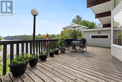 490 Crooked Bay Road, Georgian Bay, ON - Outdoor With Deck Patio Veranda With Exterior