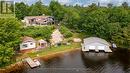 490 Crooked Bay Road, Georgian Bay, ON  - Outdoor With Body Of Water With Deck Patio Veranda 