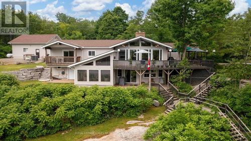 490 Crooked Bay Road, Georgian Bay, ON - Outdoor With Deck Patio Veranda