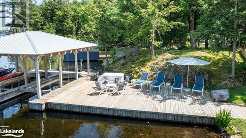 68 Island 120, Port Severn, ON - Outdoor With Deck Patio Veranda