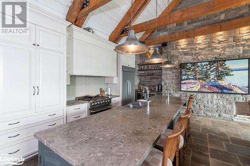 68 Island 120, Port Severn, ON - Indoor Photo Showing Kitchen With Double Sink