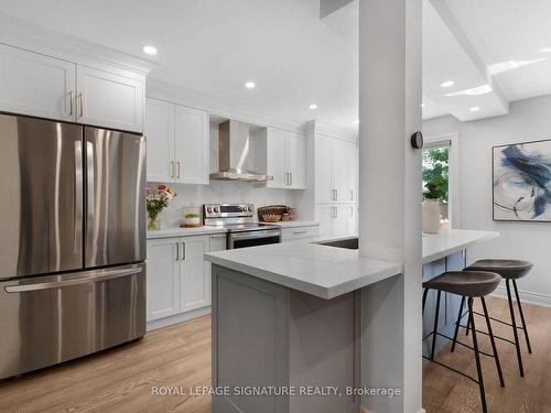 22 Lax Ave, Ajax, ON - Indoor Photo Showing Kitchen With Stainless Steel Kitchen With Upgraded Kitchen