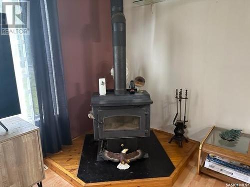 711 Waskos Drive, Lac La Ronge, SK - Indoor Photo Showing Other Room With Fireplace