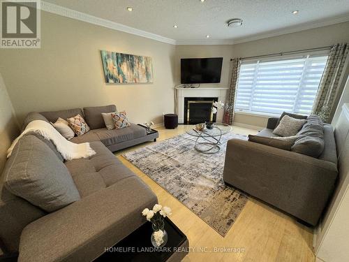 42 Bretton Circle, Markham, ON - Indoor Photo Showing Living Room With Fireplace