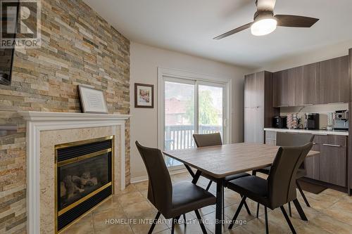 4 Silverbell Court, Brampton, ON - Indoor Photo Showing Dining Room With Fireplace