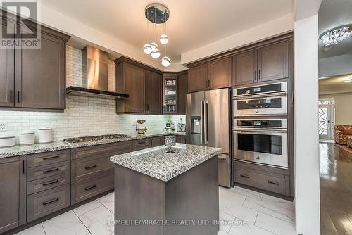 15 Bachelor Street, Brampton, ON - Indoor Photo Showing Kitchen With Stainless Steel Kitchen With Upgraded Kitchen