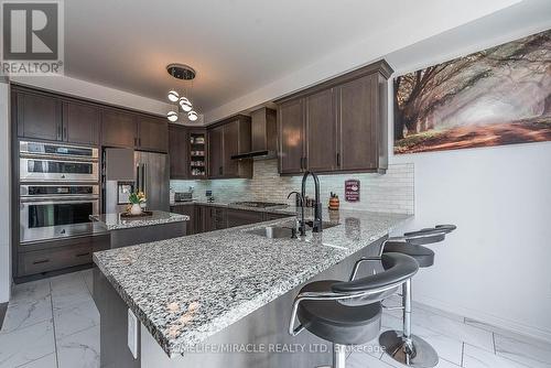 17 Bachelor Street, Brampton, ON - Indoor Photo Showing Kitchen With Stainless Steel Kitchen With Upgraded Kitchen