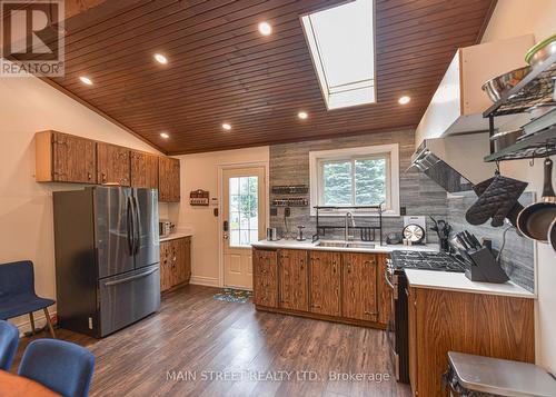 61 Campbell Beach Road, Kawartha Lakes, ON - Indoor Photo Showing Kitchen With Double Sink