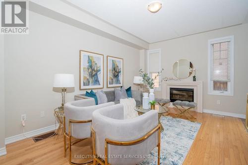43 Sky Harbour Drive, Brampton, ON - Indoor Photo Showing Living Room With Fireplace