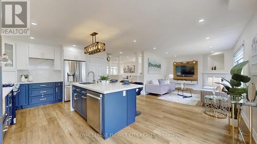 705 Mortimer Drive, Cambridge, ON - Indoor Photo Showing Kitchen With Upgraded Kitchen