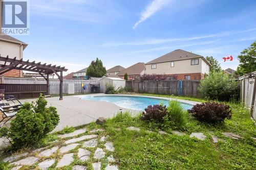 170 Southbrook Drive W, Hamilton, ON - Outdoor With In Ground Pool With Backyard
