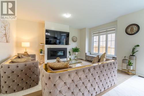 27 Puffin Crescent, Brampton, ON - Indoor Photo Showing Living Room With Fireplace