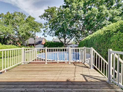 Balcon - 546 Rue Fortier, Repentigny (Le Gardeur), QC - Outdoor With Above Ground Pool