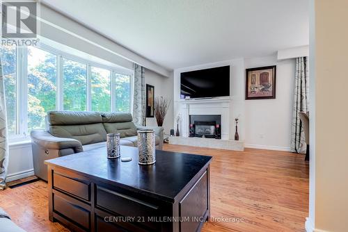 33 Jefferson Road, Brampton, ON - Indoor Photo Showing Living Room With Fireplace
