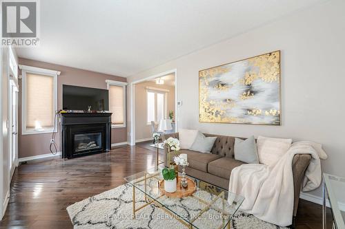 28 Benadir Avenue, Caledon, ON - Indoor Photo Showing Living Room With Fireplace