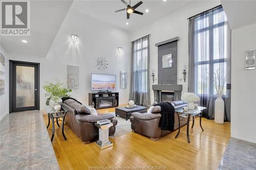 6060 Catherine Duransky Drive, Essex, ON - Indoor Photo Showing Living Room With Fireplace