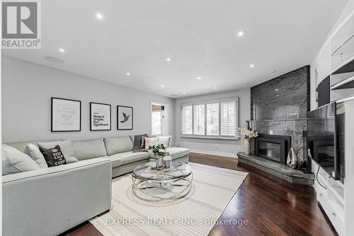 23 Vesta Drive, Richmond Hill, ON - Indoor Photo Showing Living Room With Fireplace