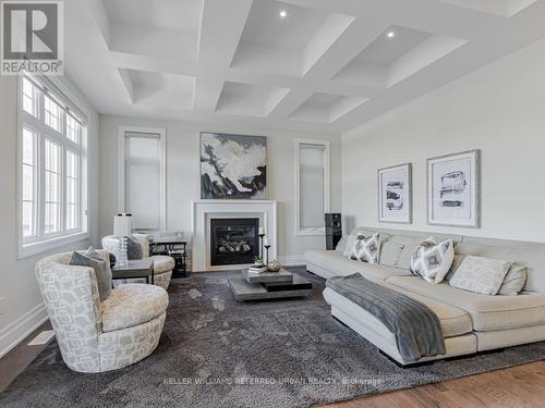 108 Burns Boulevard, King, ON - Indoor Photo Showing Living Room With Fireplace