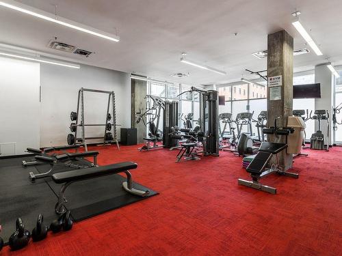 Salle communautaire - 630-950 Rue Notre-Dame O., Montréal (Le Sud-Ouest), QC - Indoor Photo Showing Gym Room