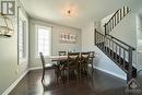 Bright dining room with windows. - 540 Dundonald Drive, Ottawa, ON  - Indoor Photo Showing Dining Room 