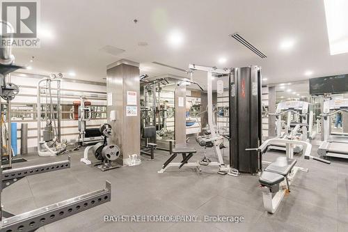 1310 - 21 Carlton Street, Toronto, ON - Indoor Photo Showing Gym Room