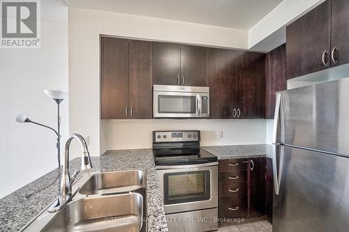 1708 - 339 Rathburn Road W, Mississauga, ON - Indoor Photo Showing Kitchen With Double Sink With Upgraded Kitchen