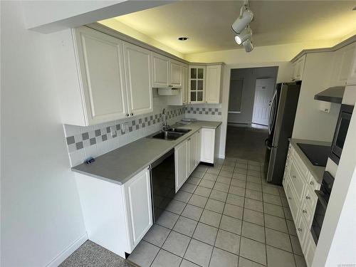 403-566 Stewart Ave, Nanaimo, BC - Indoor Photo Showing Kitchen With Double Sink